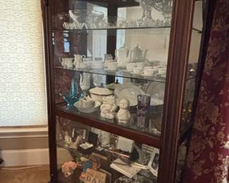 Howard Miller Dark Wood Curio Cabinet