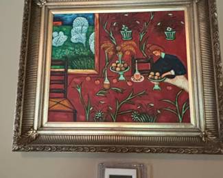 Henri Matisse Harmony in Red Style Oil Painting