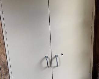 Metal storage cabinet