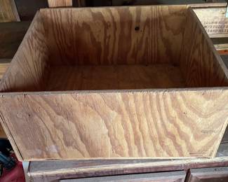 Homemade wooden box