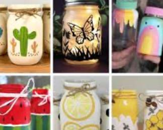 Mason jars w/cool ideas