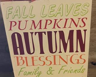 Fall decor