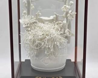 dehua porcelain flower basket
