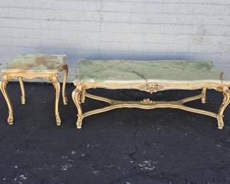 italian onyx coffee table