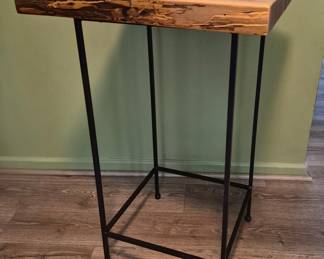 Custom live edge walnut table