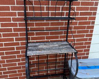 Metal shelving