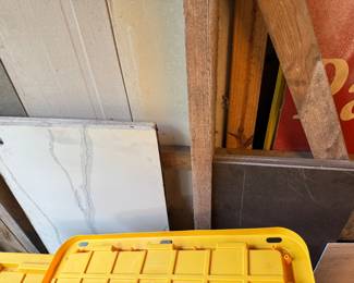 Various tile slate marble