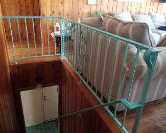 Wrought iron railing & banister