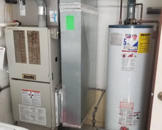 HVAC; hot water heater