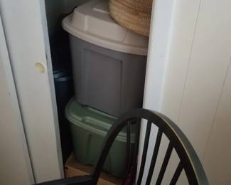 Holiday decor and treasure to be unpacked