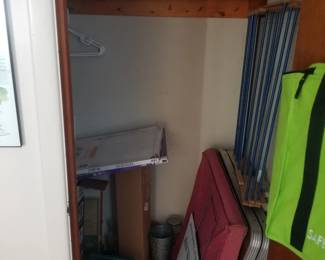 Folding tables; household supplies