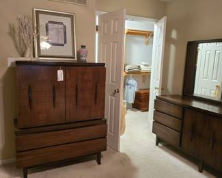 MCM set number one. Main level bedroom.