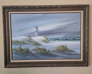 Anyone else hear the JAWS theme tune when you see a painting like this?