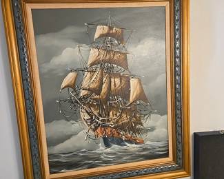 Signed oil - Itaian painter