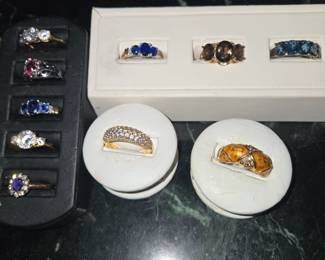 Gold and Silver rings