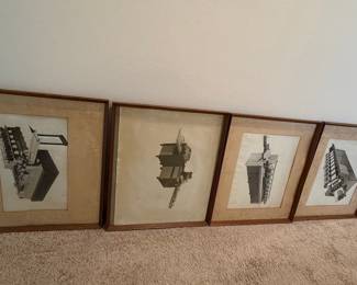 Vintage Industrial Machinery Patent-Style Framed Prints