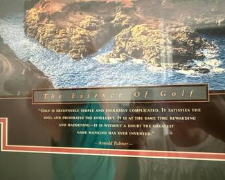 The Essence of Golf Framed Print