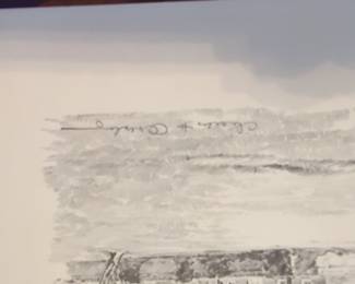 Charles H. Overly Colonial Williamsburg Sketches - Set of 2