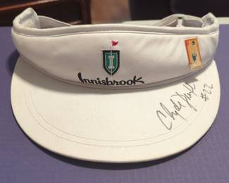 Innisbrook Golf Visor Signed by Chip Beck