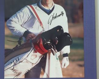 Autographed John Daly Maxfli Promotional Photograph