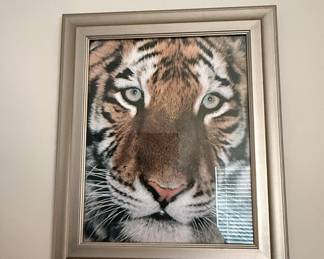 Framed Tiger Portrait Print