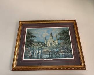 Al Federico Jackson Square Framed Print