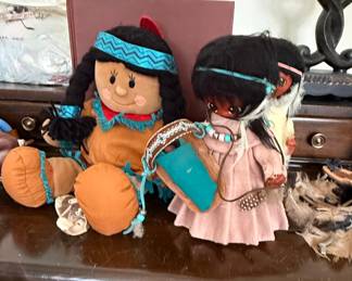 Vintage Gibson Greetings "Lil Pocahontas" Dolls