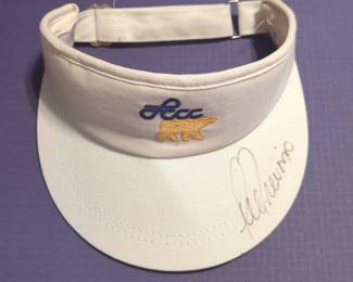 ACC Bear Logo Golf Visor Signed