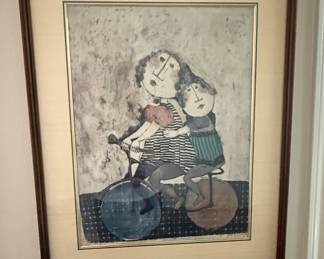 Graciela Rodo Boulanger "After School" Lithograph Print