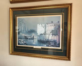 James Hussey 'Cafe in the Vieux Carre' Print