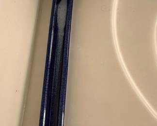 Mid-Century Modern Glazed Ceramic Shell Incense Burner