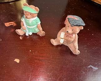 HOMCO Home Interiors Teddy Bear Figurines