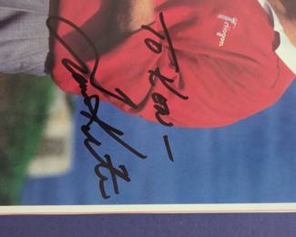 Tom Kite Signed Photograph with Claret Jug