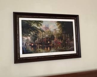 Thomas Kinkade "Hyde Street and the Bay, San Francisco" Limited Edition Print