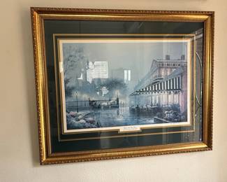 James Hussey 'Cafe in the Vieux Carre' Print