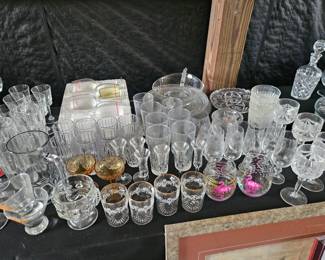 See through liquid containers. 