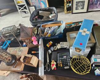 Objects on a table.