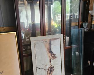 Grandma's Hummel Collection Display Case
