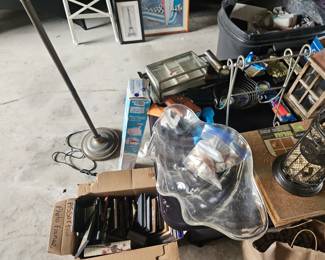 Items on the end of the row of tables