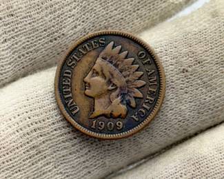 1909 Indian Head Cent – Final Year of the Historic Series