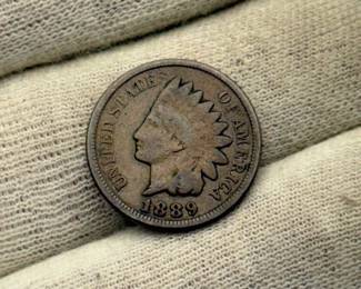 1889 Indian Head Cent – Classic 19th-Century U.S. Copper Coin