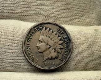 1873 Indian Head Cent – Early U.S. Key-Era Copper Coin