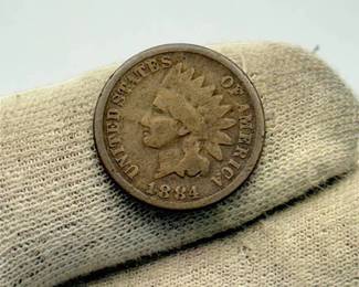 1884 Indian Head Cent – Classic 19th-Century U.S. Copper Coin