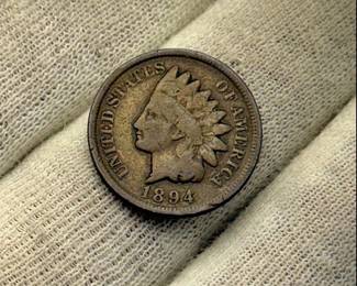 1894 Indian Head Cent – Classic 19th-Century U.S. Copper Coin