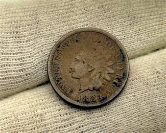 1883 Indian Head Cent – Classic 19th-Century U.S. Copper Coin