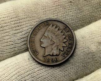1890 Indian Head Cent – Classic 19th-Century U.S. Copper Coin