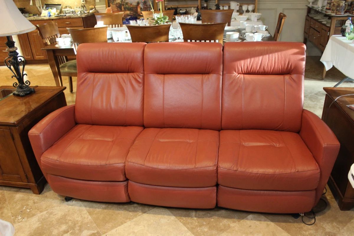 HAS DOUBLE ELECTRIC RECLINERS