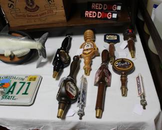 ASSORTMENT OF BEER TAP HANDLES