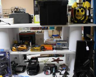JUMP BOX, ELECTRIC STAPLER,SMALL AIR COMPRESSOR AND MORE