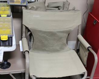 FOUR FOLDING CAMP CHAIRS